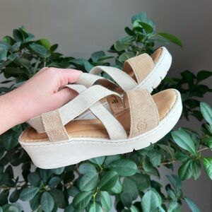 Born Strappy Wedge Sandal